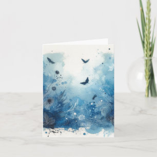 Aquarell-Ephemera Vintage Blank
