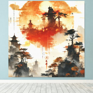 Aquarell Erstellen Sie Ihr eigenes benutzerdefinie Leinwanddruck