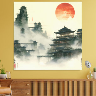 Aquarell Erstellen Sie Ihr eigenes benutzerdefinie Leinwanddruck