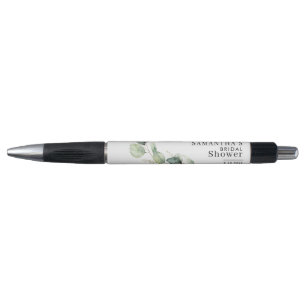 Aquarell-Eukalyptus-Grün-Brautparty Kugelschreiber