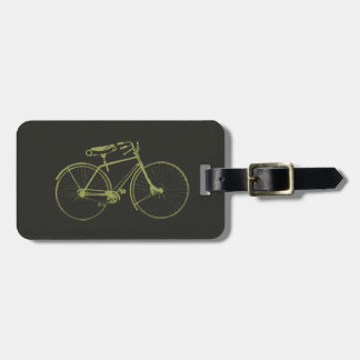 Aquarell-Fahrrad Gepäckanhänger