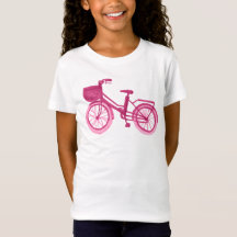 Aquarell-Fahrrad-Rosa