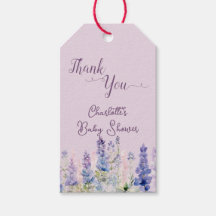 Aquarell Farbige Lupinenblumen Baby Shower