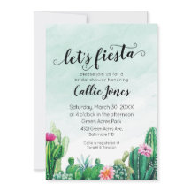 Aquarell Fastendusche Einladung