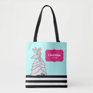 Aquarell-Fee-Prinzessin-Modeillustration Tasche