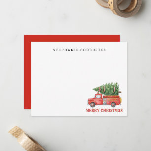 Aquarell-Feuerwehrmann-Weihnachten-Feuerwehr Mitteilungskarte