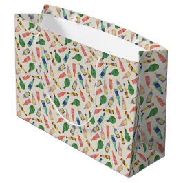 Aquarell Flasche Muster Geschenktasche Große Geschenktüte