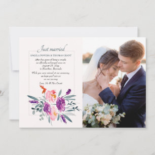 Aquarell-Fotoankündigung Ankündigung