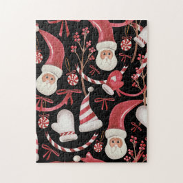 Aquarell-Frohe-Weihnachten-Muster - Künstlerischer