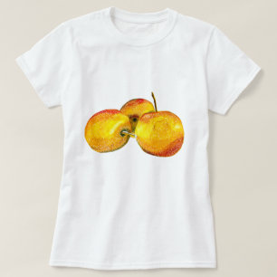 Aquarell-Frucht gelbe Birne Frucht T-Shirt