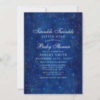 Aquarell Galaxy Twinkle Twinkle Star Babydusche