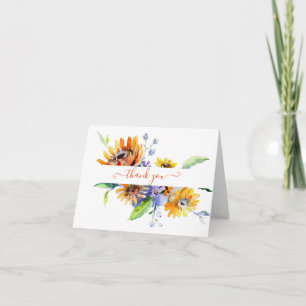 Aquarell-Gänseblümchen personalisierte Karte