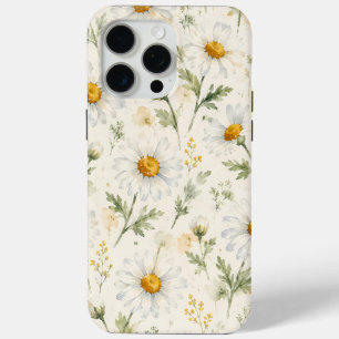 Aquarell-Gänseblümchen-Wildblumen-Botanik Case-Mate iPhone Hülle