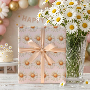 Aquarell-Gasterlmädchen zum ersten Geburtstag Geschenkpapier