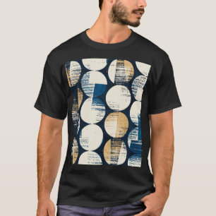 Aquarell gebrochene Punkte, gefärbter Effekt. T-Shirt