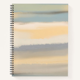 Aquarell gedämpfte Landschaft abstrakte Malerei Notizbuch