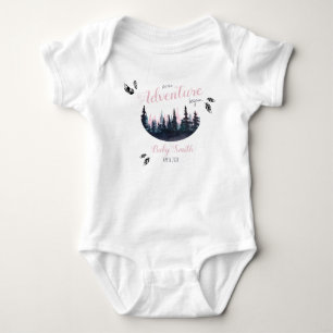 Aquarell Gelassen Erlebnis individuelle Name start Baby Strampler