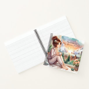 Aquarell "Gemütliche Seele, urbane Ziele" Mein Tra Notizbuch
