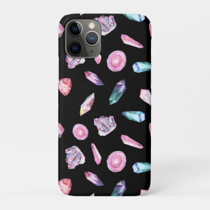 Aquarell-Geoden und Kristalle Muster Case-Mate iPhone Hülle