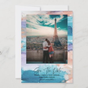 Aquarell Geometrisch Save the Date