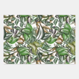 Aquarell Geschenkpapier Set