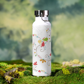 Aquarell geschnitten trinkflasche
