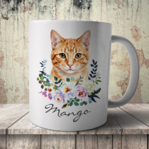 Aquarell-Gingerkatze Kaffeetasse