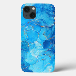 Aquarell Glitzer Blue iPhone / iPad Gehäuse Case-Mate iPhone Hülle