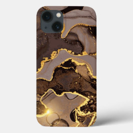 Aquarell Glitzer Gold iPhone / iPad Gehäuse Case-Mate iPhone Hülle