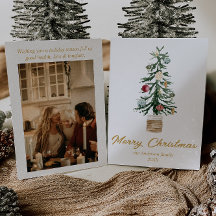 Aquarell Goldene Ornamente Foto Weihnachten