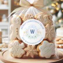 Aquarell-Grandmillennial-Rentier-Monogrammwappen