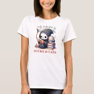Aquarell Grill Sensenmann Buchhandlung T-Shirt