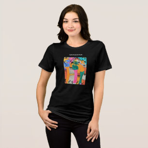 Aquarell, großartige Feier Freude Tanz T-Shirt Tri-Blend Shirt