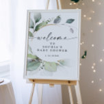 Aquarell Grüne Babydusche Begrüßungspult Poster<br><div class="desc">Begrüßen Sie Ihre Baby Dusche Gäste mit diesem Aquarell-Poster. Lassen Sie es drucken oder sofort herunterladen und lokal drucken.</div>