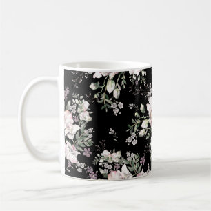 Aquarell-Handbemaltes nahtloses Muster mit schön Kaffeetasse