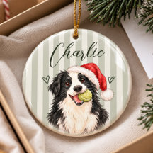 Aquarell-Haustier-Foto-Ornament