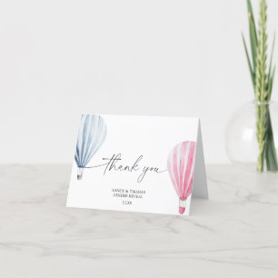 Aquarell Heißluftballons Danke Geschlecht verraten