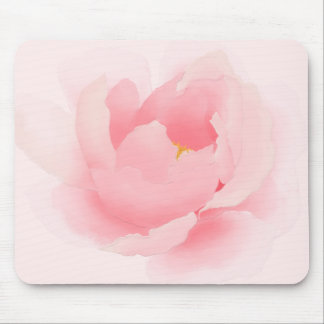 Aquarell-hellrosa mit Blumenpfingstrose Mousepad