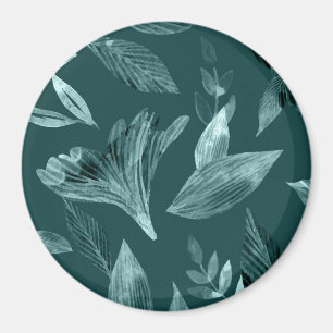 Aquarell herabgefallene Blätter 10 Magnet