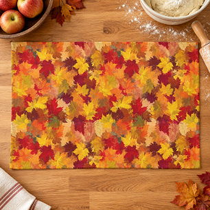 Aquarell-Herbstblätter - Vintage-Hermstmuster Geschirrtuch