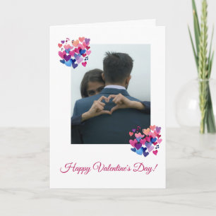 Aquarell-Herz-Melodie Valentinstag Karte