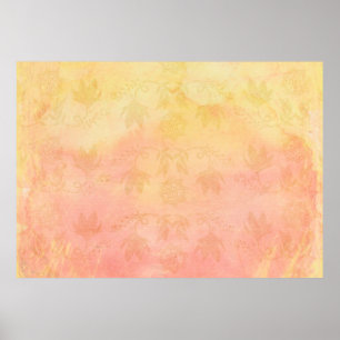 Aquarell-Hintergrundtapete Poster