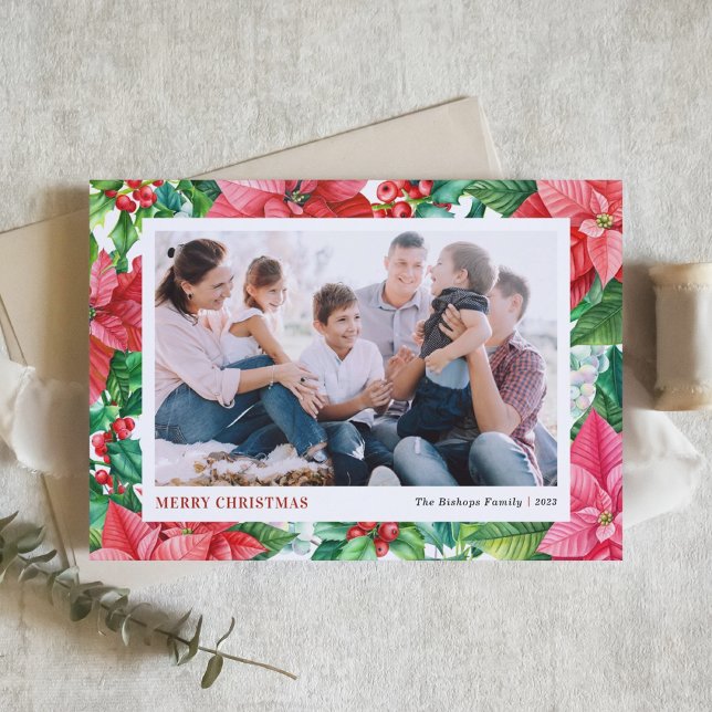 Aquarell Holand Poinsettia Foto Weihnachten (Von Creator hochgeladen)