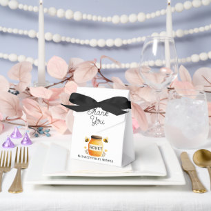 Aquarell-Honig & Bienen-Baby-Party Geschenkschachtel