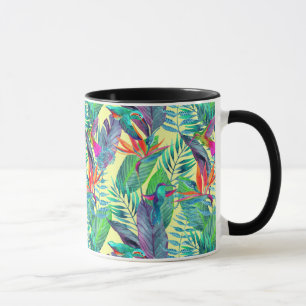Aquarell Humminbirds im Dschungel Tasse