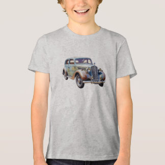Aquarell-Illustration eines klassischen Oldtimers Tri-Blend Shirt