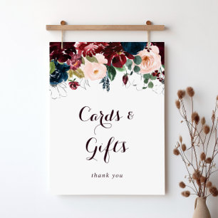 Aquarell-Illustrierte Herbstkarten und -Geschenke  Poster