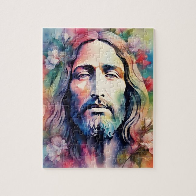 Aquarell Jesus (Vertikal)