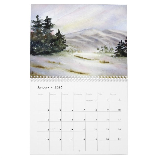 Aquarell-Kalender 2012 durch Lin Frye Kalender (Jan 2026)