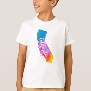 Aquarell Kalifornien T-Shirt